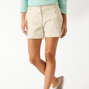 Tommy Bahama 
Boracay Embroidered Palm Tree 5-inch Short
Orig.$100.00